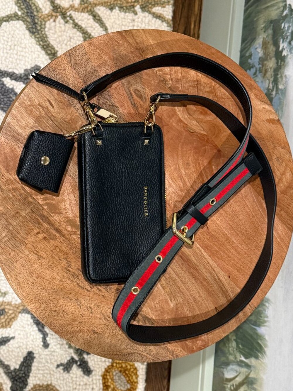 Bandolier - Kimberly 14 iPhone Pro Max - Phone/Pouch/Airpods - Black Pebble - Picture 3 of 7